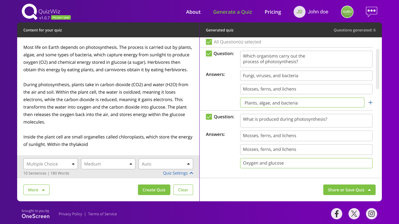 UI Screen 1